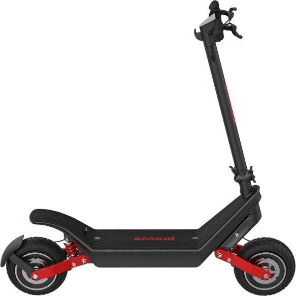 Электросамокат Proove Model Dual Sport (черно-красный)