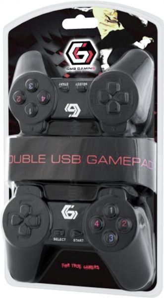 Геймпад Gembird JPD-UB2-01 Double Joy Black 