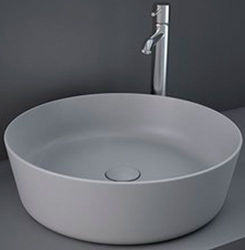 Умивальник R.A.K. на столешню FEELING 42 см сірий матовий