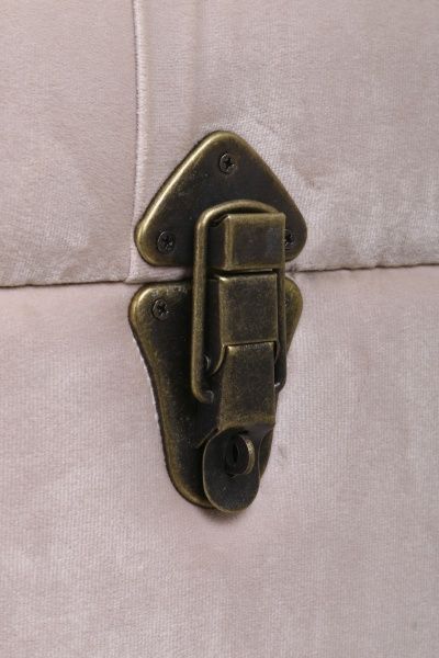 Скриня-пуф Shic B айворі, 82,5х42х47 см велюр 