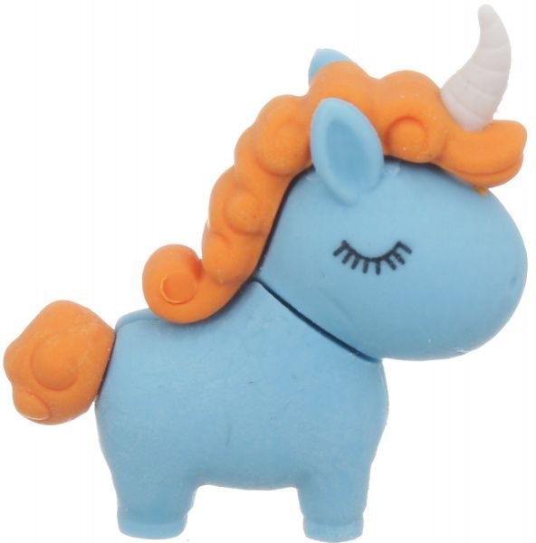 Гумка Єдиноріг блакитний