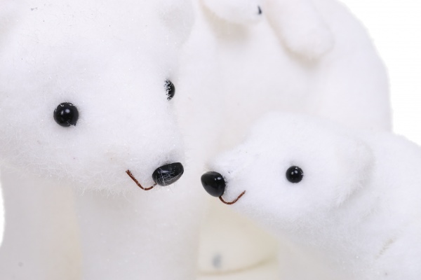 Декорация новогодняя Медвежья семья на катке 27 см EPI-LXC-2513 