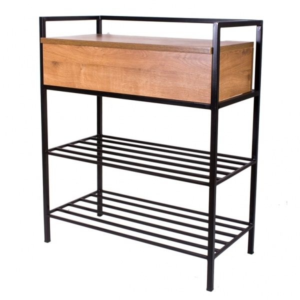 Підставка для взуття Метал Арт Лаос 350x700x830 мм чорний 