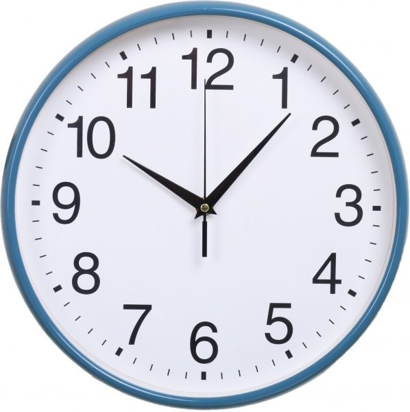 Часы настенные Trice 30 см синие Ningbo Royal Clock