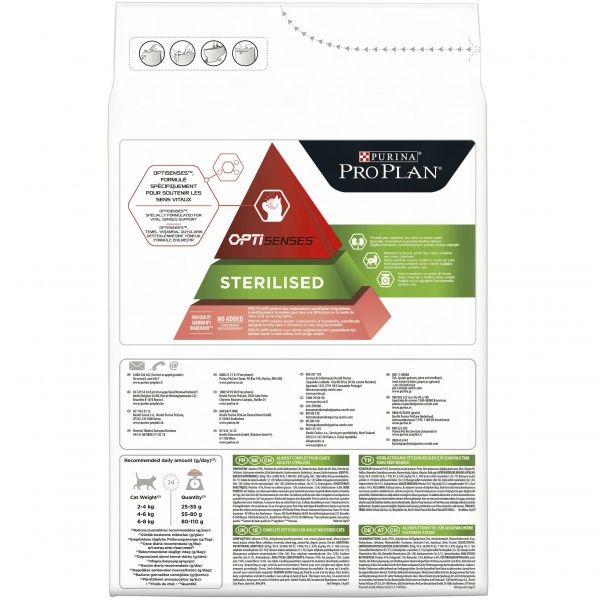 Корм Pro Plan сухий для стерилізованих котів Aftercare, лосось, 3 кг