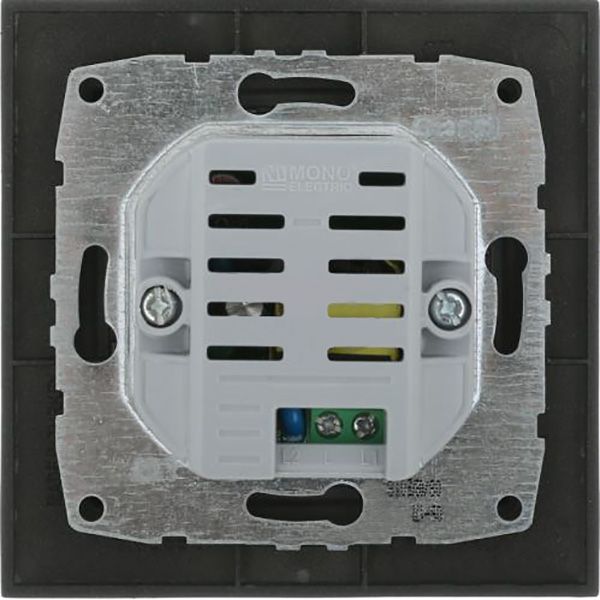 Розетка USB із заземленням Mono Despina без шторок без кришки графіт 102-202005-177