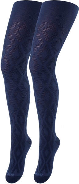 Колготки для девочек Duna 4370р.122-128 синий 