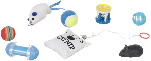 Набор игрушек Koopman для кошек 8 шт. в ассортименте