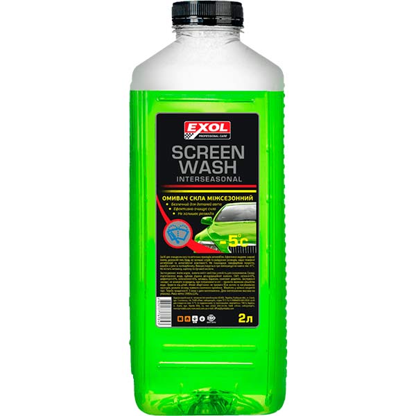 Омивач скла EXOL міжсезонні -5°С 2л 