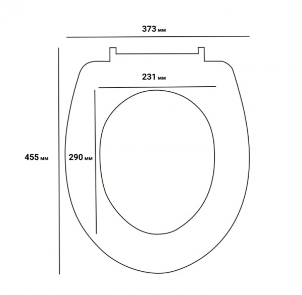 Сидіння для унітаза з кришкою Rapal WOOD дюропласт Soft close Rapal