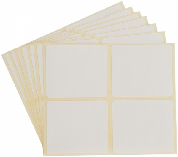 Этикетки UPM-Kymmene Crystal для бытового использования 28 шт 42x36 мм 