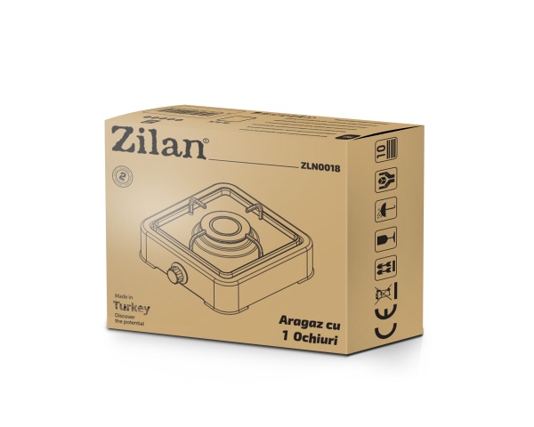 Плита газовая настольная Zilan ZLN0018 1 конфорка 