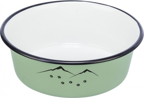 Миска Trixie для собак Брахіцефалів метал 0.9 л 17 см (25212)