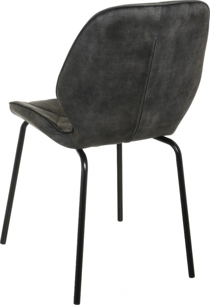 Стілець Layne 45х55х82 см оксамит UF912-04B зелений / чорний