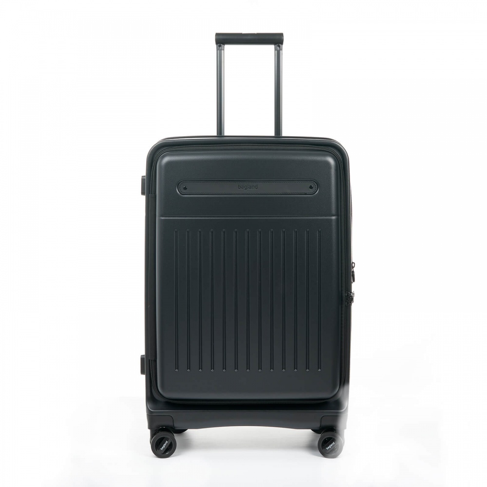 Чемодан Bagland VELO M 72 л черный