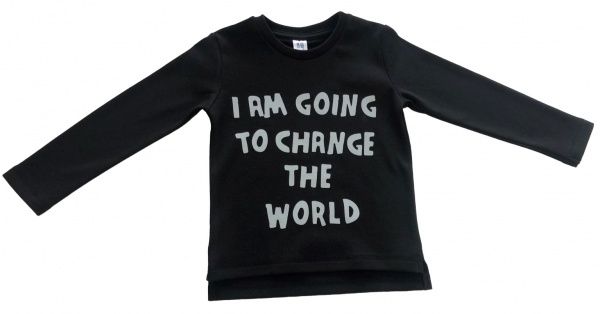 Джемпер детский Roksana Слова р.110-116 черный 1068/22007 