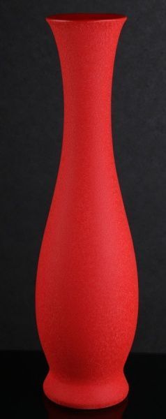 Ваза керамическая бордовая Грация Шелк 66 см Наша Кераміка