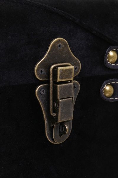 Скриня-пуф Art&Crafts Велюр 50х25х23 см чорний 