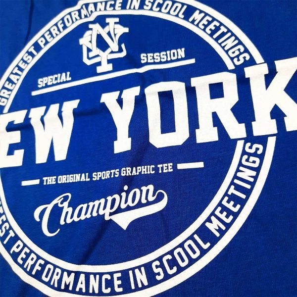 Футболка для хлопчика AKKU New York р.128 синій 9164 