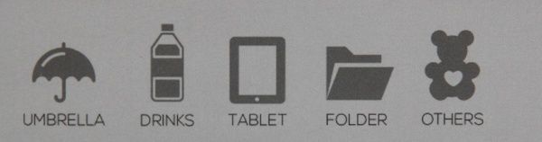 Органайзер с карманами на спинку кресла MOMO CO005 черный