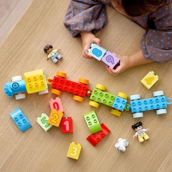 Конструктор LEGO DUPLO Поезд с цифрами — учимся считать 10954