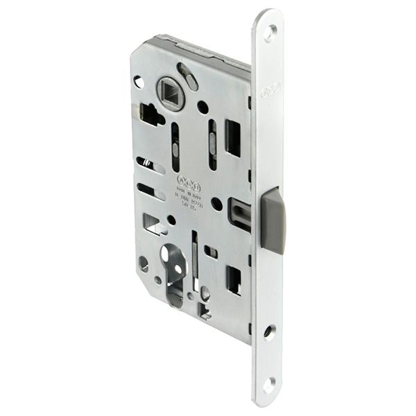 Дверний замок міжкімнатний AGB MEDIANA Evolution PZ85 матовий хром