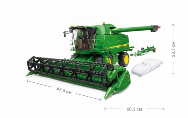Комбайн Bruder John Deere Combine harvester T670i 1:16 02132