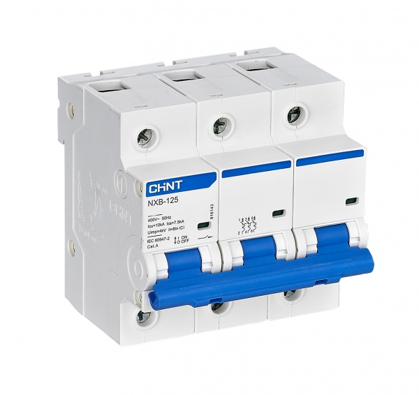 Автоматический выключатель CHINT NXB-125 3P C 80A 10kA 816139