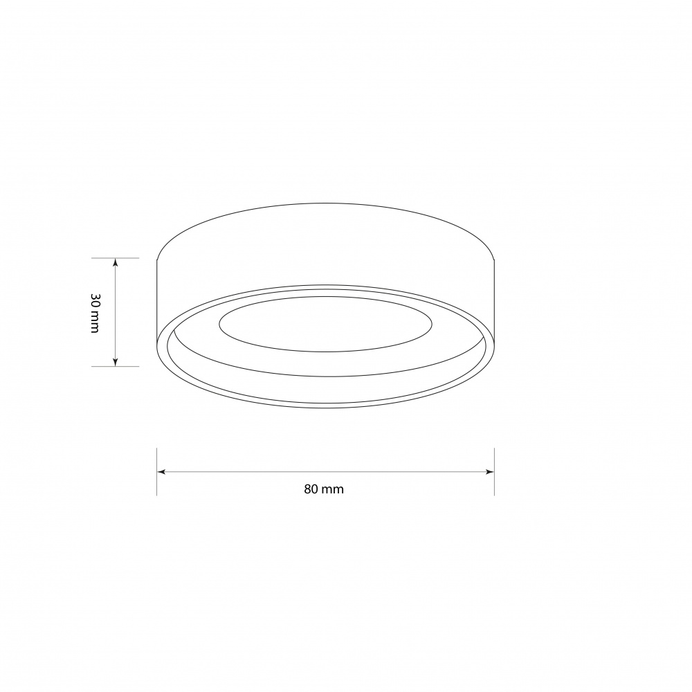 Світильник стельовий LED CONCEPT CROSS 3580 GX53 чорний 3580