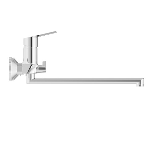 Смеситель для ванны Imprese WITOW L-излив 350 мм, з душовым гарнитуром, хром