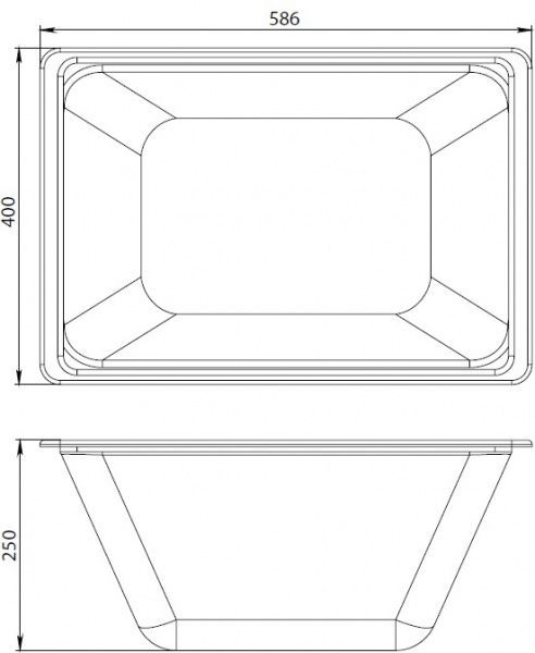 Контейнер для ванны AM.PM W90A-070-070W-C GEM