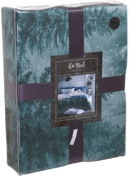 Комплект постельного белья Sping forest D семейный разноцветный принт La Nuit 