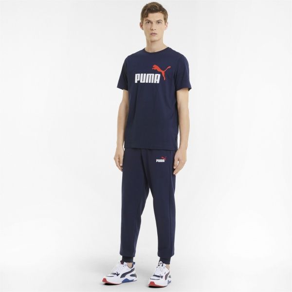 Брюки Puma ESS+ 2 Col Logo Pants 58676806 р. L синий
