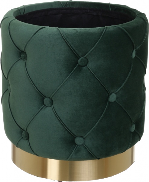 Сундук-пуф Louis зеленый 33,5х33,5х38 см 