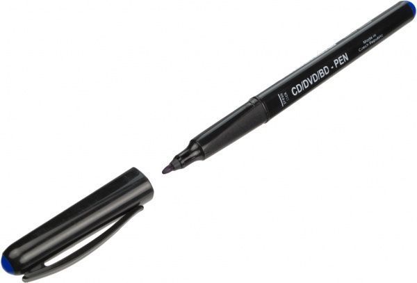 Маркер перманентный Centropen Ergoline для CD/DVD 1 мм синий 