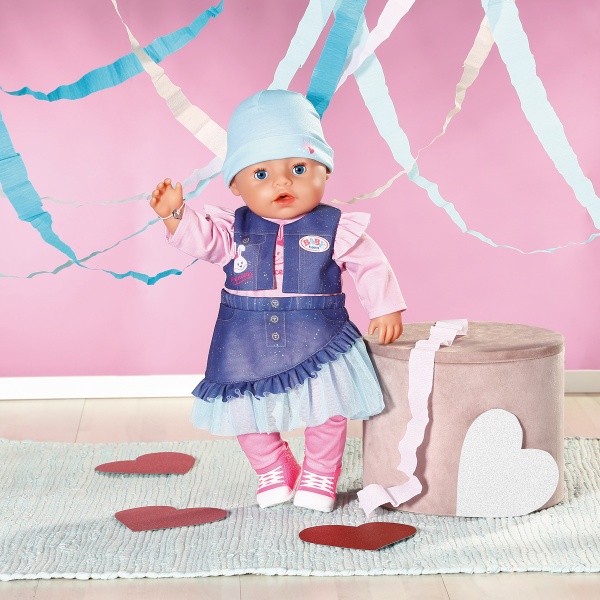 Лялька Zapf Baby Born джинсовий стиль крихітки 836385