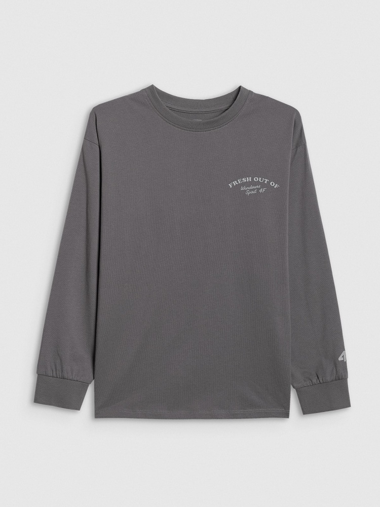 Футболка 4F LONGSLEEVE M535 4FJWSS26TLONM535-22S р.140 коричневый