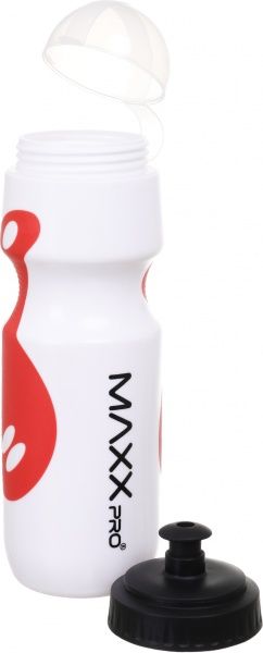 Фляга MaxxPro велосипедная FBC103-Rd 600 белый с красным