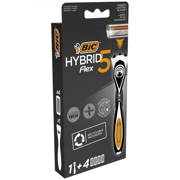 Бритва BIC Flex 5 Hybrid 4 шт.