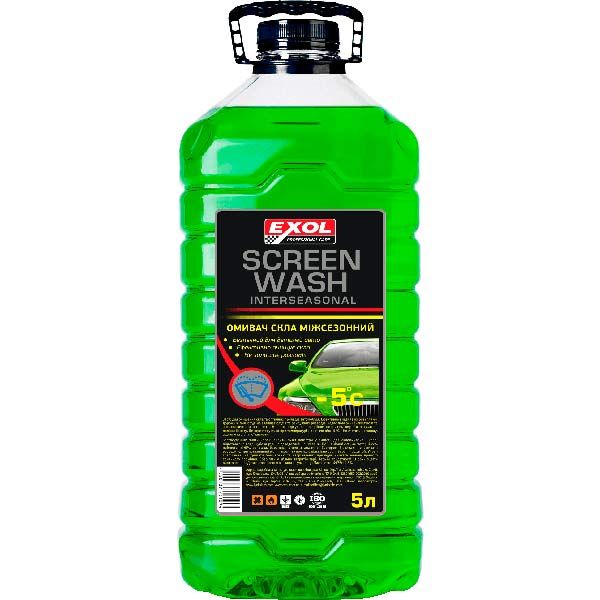 Омыватель стекла EXOL межсезонные -5°С 5л 