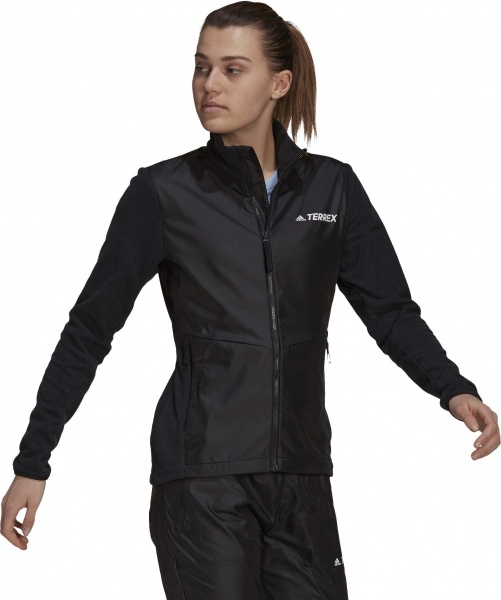 Джемпер Adidas W MT WINDFL JKT GU8968 р. L чорний