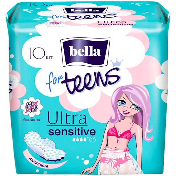Прокладки гигиенические Bella for Teens Ultra Sensitive mini 10 шт.