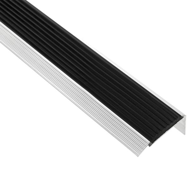 Порожек алюминиевый лестничный Braz Line антискользящая вставка 50x1000 мм 