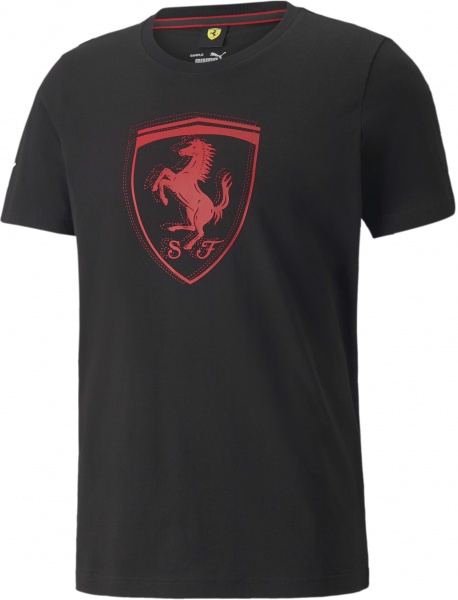 Футболка Puma Ferrari Race tonal Big Shield Tee 53375201 р.S чорний