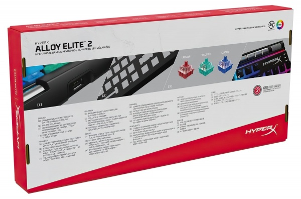Клавиатура игровая HyperX Alloy Elite II black (4P5N3AX) 