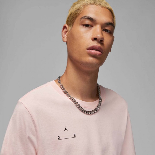 Футболка Nike 23E SS CREW DQ7358-610 р.S світло-рожевий