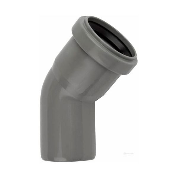 Коліно Wavin Ekoplastik d50x45°