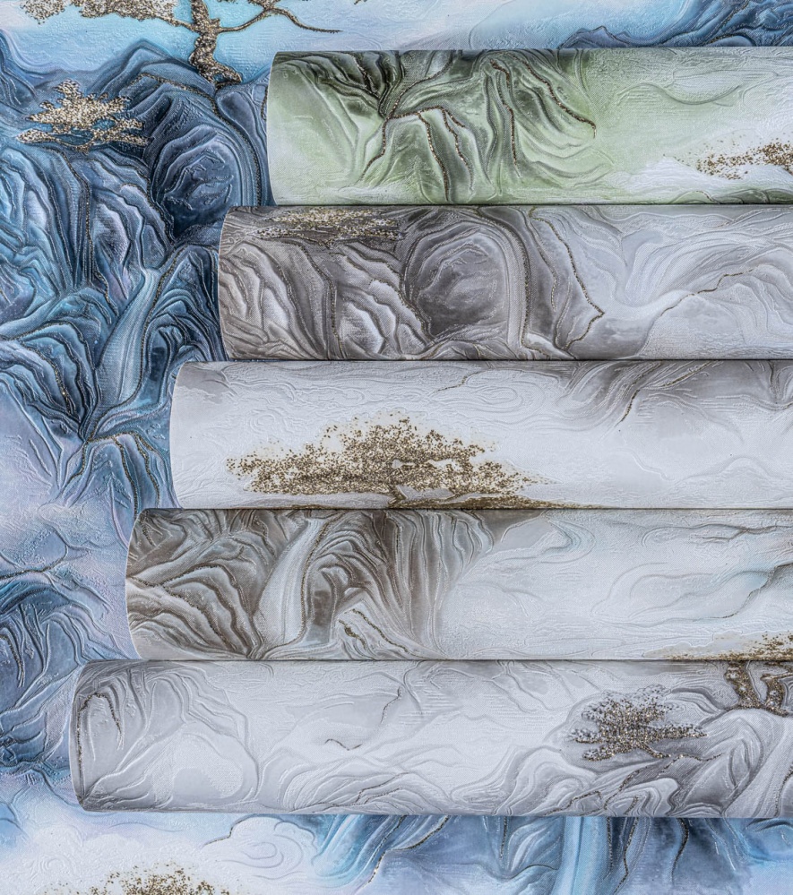 Обои виниловые на бумажной основе Славянские обои Expromt Бонсай 5864-10 1,06x10,05 м