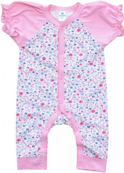 Напівкомбінезон Minikin р.56 рожевий/білий 203102 