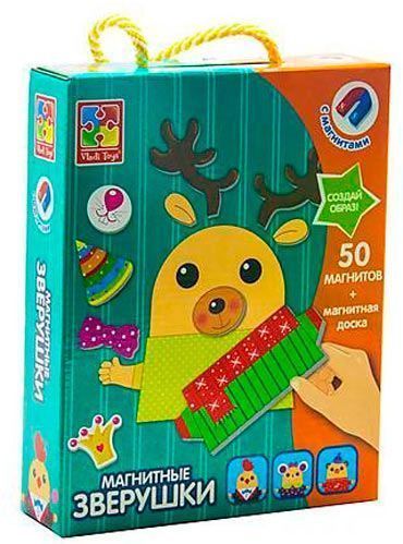 Гра магнітна Vladi Toys Звірятка VT3702-10